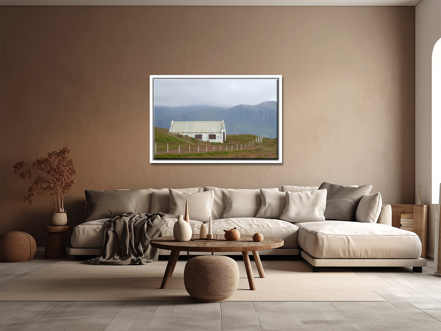 Shack In The Storm-Fine Art Photography-Old Shack on the Desolate Lands of Iceland