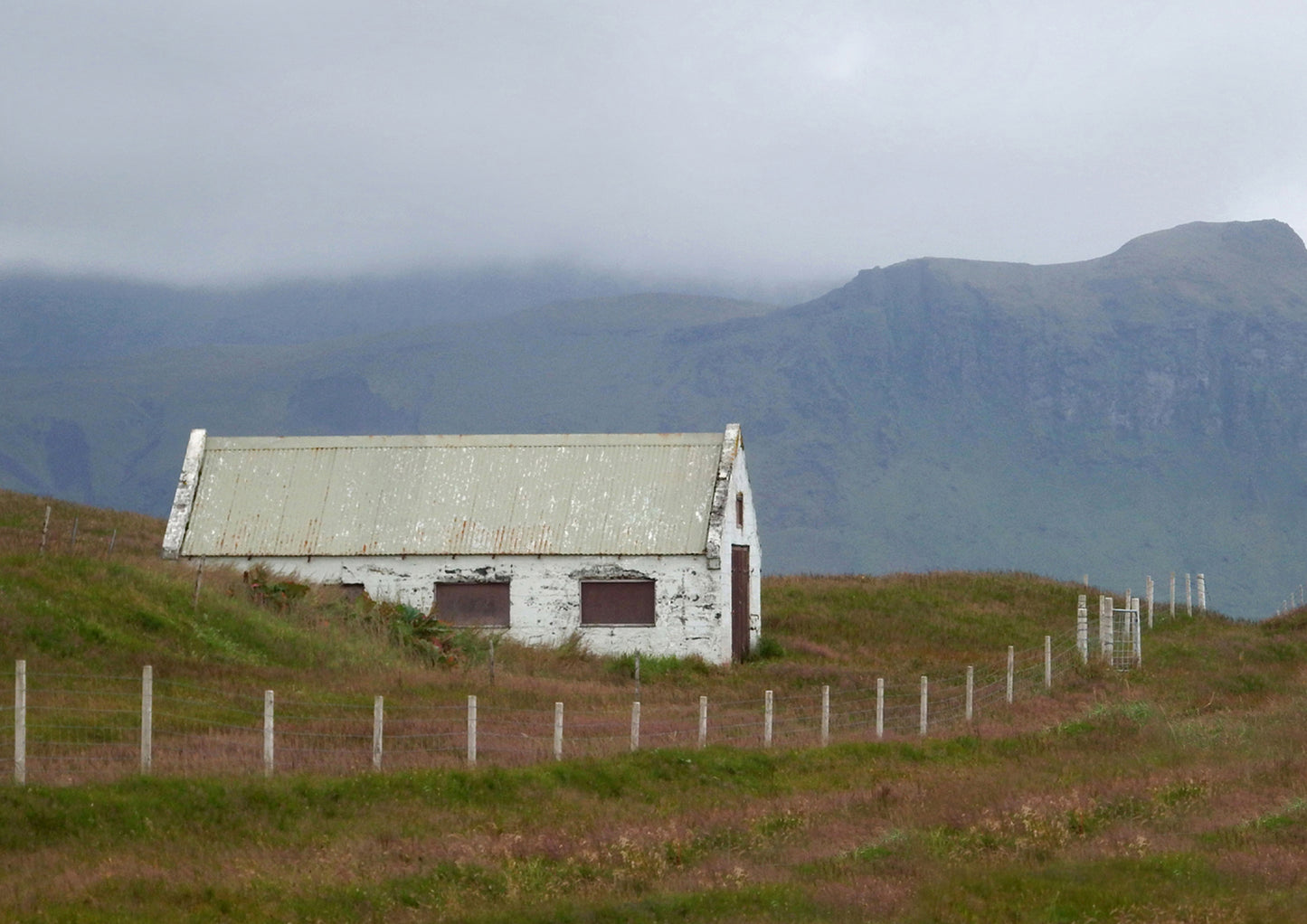 Shack In The Storm-Fine Art Photography-Old Shack on the Desolate Lands of Iceland