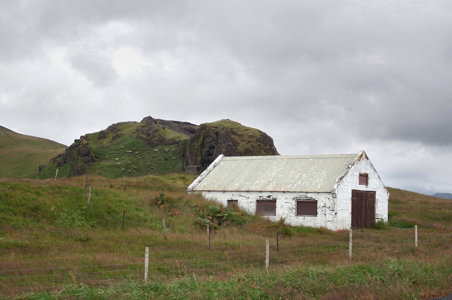 Old, stone shed in Iceland.  Fine Art Photography. Kristen Olivares