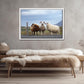 Sheep Secrets-Fine Art Photography-Three Sheep Standing on the Side of the Road in Iceland