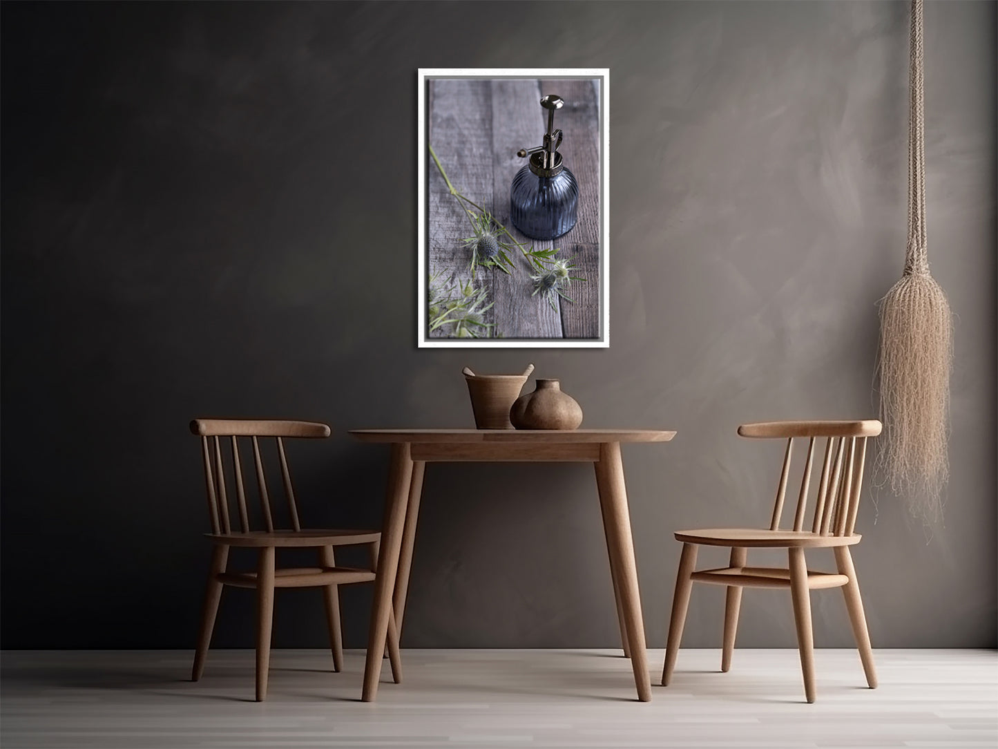 Beautiful still life of a vintage glass bottle- framed fine art print by Kristen Olivares