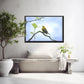 Sunshine in the Trees-Fine Art Photography-A Bright, Yellow Prothonotary Warbler Bird